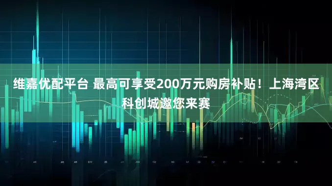维嘉优配平台 最高可享受200万元购房补贴！上海湾区科创城邀您来赛