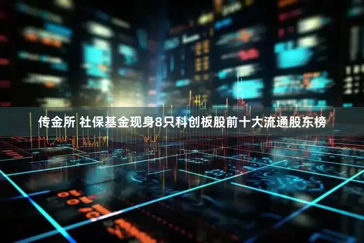 传金所 社保基金现身8只科创板股前十大流通股东榜