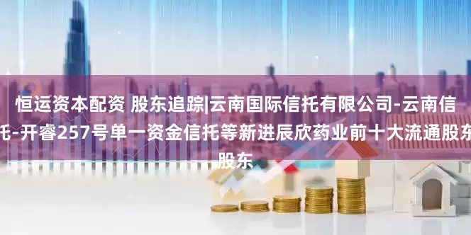 恒运资本配资 股东追踪|云南国际信托有限公司-云南信托-开睿257号单一资金信托等新进辰欣药业前十大流通股东